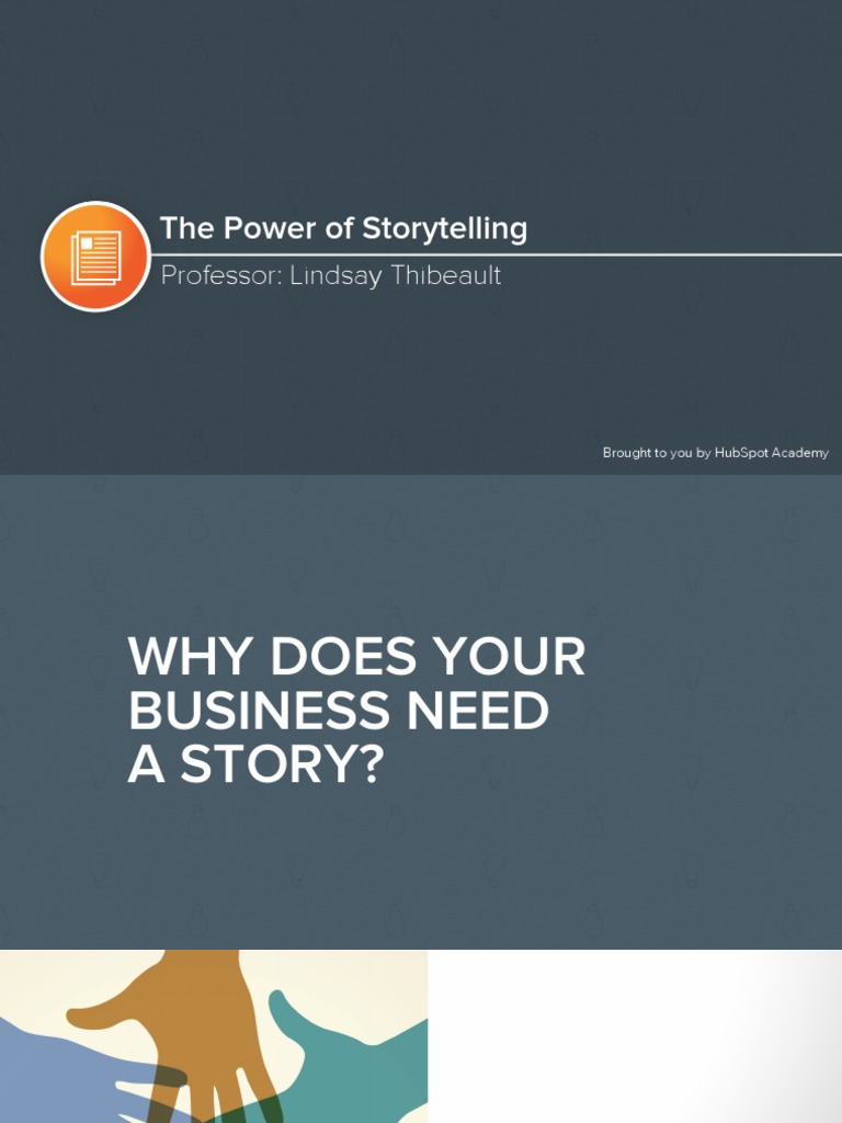 Class 02 CMC The Power of Storytelling | PDF | Narration | Storytelling