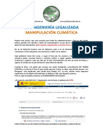 Geoingeniería legalizada y manipulación climática