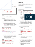 Permutation and Combination