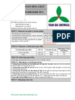 MSDS Caustic Soda Flake - NaOH - 99%