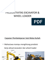 Minggu 6 - Produktivitas Excavator & Wheel Loader