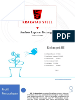Analisis Laporan Keuangan PT - Krakatau Steel