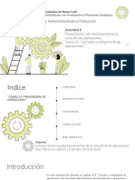 Consulta y Reingeniería de Operaciones.