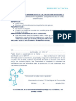 Consentimiento Informado de Rechazo de Vacunación Sepeap Vacap