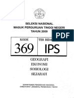 Naskah Soal SNMPTN 2009 Tes Bidang Studi IPS Kode Soal 369 by (Pak-Anang - Blogspot.com)