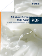All About Screening For Milk Adulteration: A Guide To Opportunities With Analytical Solutions