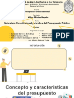 E1 - Naturaleza Constitucional y Juridica Del Presupuesto