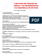 Relación salud-enfermedad y desarrollo país