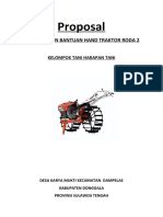 Proposal Handtraktor Roda 2 (Harapan Tani)