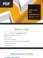 Sets and Set Operation (Short)