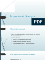 Retrenchment Strategies