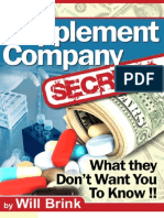 Supplement Company Secrets