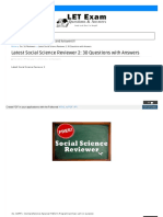 Latest Social Science Reviewer 2: 30 Questions With Answers