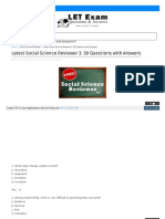 Latest Social Science Reviewer 3: 30 Questions With Answers