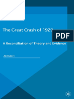 (Palgrave Studies in The History of Finance) Ali Kabiri (Auth.) - The Great Crash of 1929 - A Reconciliation of Theory and Evidence-Palgrave Macmillan UK (2014)