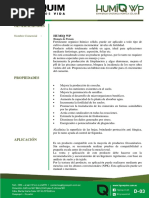 Fertilizante Orgánico: Ácido Húmico 80% | PDF | Suelo | Fertilizante