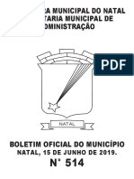 Prefeitura Municipal Do Natal Secretaria Municipal de Administração