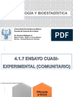 PDF Clase 4c - Diseños Epidemiológicos Hasta Cuasiexperimental y Aleatorización