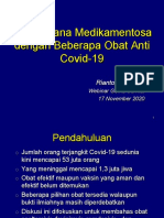 Tatalaksana Terapi Remdesivir, Oseltamivir, Pafiviravir Dan Obat Lainnya Dalam Penanganan Covid-19