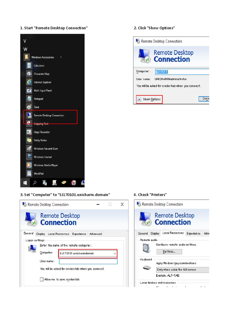 Remote Desktop Setup Guide | PDF | Games & Activities