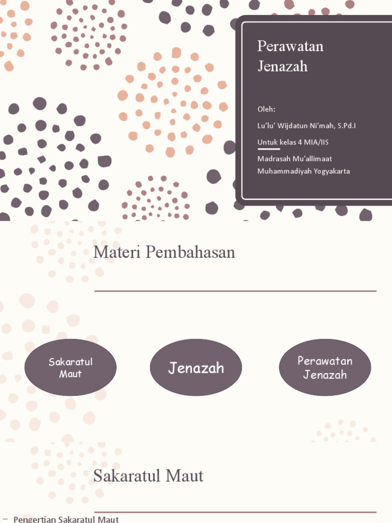 Perawatan Jenazah Pdf