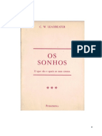 Os sonhos - Leadbeater