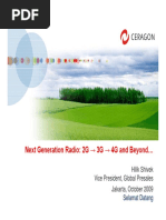 CERAGON Seminar Next Generation - IP Radio