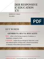 Gender Responsive Basic Education Policy