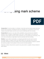 Composing Mark Scheme