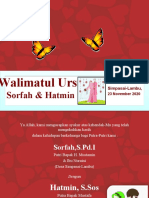 Sorfah & Hatmin: Walimatul Ursy