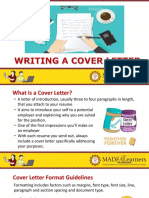 Writing A Cover Letter