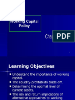 Working Capital Financing Policy Optimization