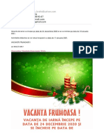 Vacanta de Iarna