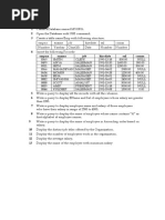 8MySQL Practical Questions