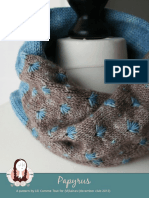Papyrus: A Pattern by Lili Comme Tout For (Vi) Laines (December Club 2013)
