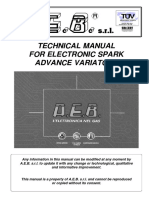 Technical Manual For Electronic Spark Advance Variators