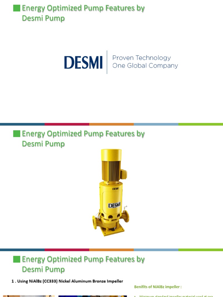 Energy Optimized Pump Features by Desmi Pump 2020 | PDF | Pump ...
