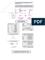 Page 1 Detailed Structural Analysis and Design For FTB: Flexural Analysis of Doubly Reinforced Beam