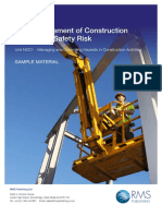 The Management of Construction Health and Safety Risk: Sample Material