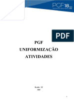 Manual de Uniformização de Atividades Judiciais Junto Ao Sapiens Na PGF