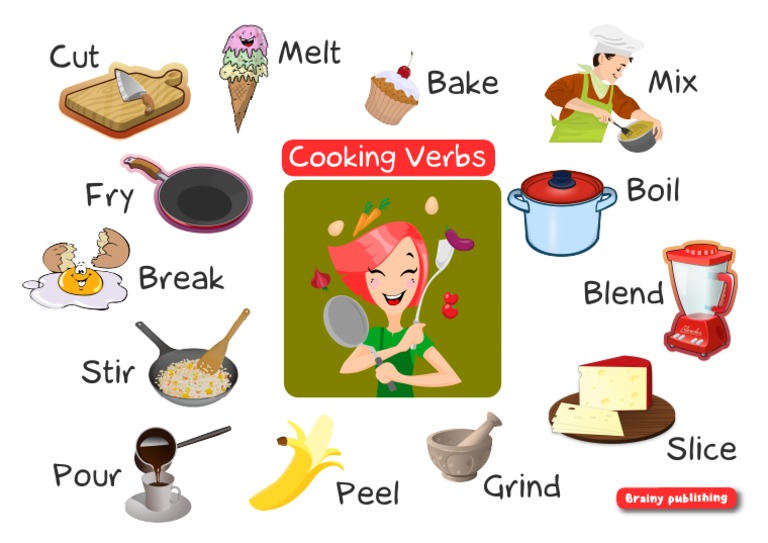 Cooking Verbs by Brainy Publishing | PDF