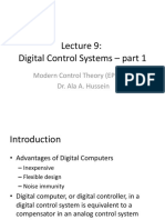 Digital Control Systems - Part 1: Modern Control Theory (EPE 619) Dr. Ala A. Hussein