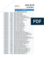 Lista de Precios Septiembre 2020 Restmost