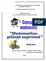 Tvc-Matematica - Activitate Extradidactica