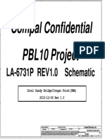 PBL10 Project Compal Confidential: LA-6731P Schematic REV1.0