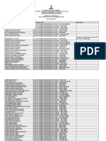 Lista de inscritos no processo de seleção do Conservatório de Música de Sergipe