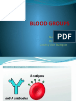 Blood Groups: Biology Lecture by Saba Farooq Grade 9 Unit Transport