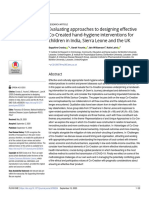 Evaluating Approaches To Desig