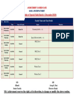 Bank Job Schedule For Special Math Batch-1-1