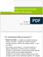 Bioeconomia, Teren Fertil Pentru Investitii in Romania